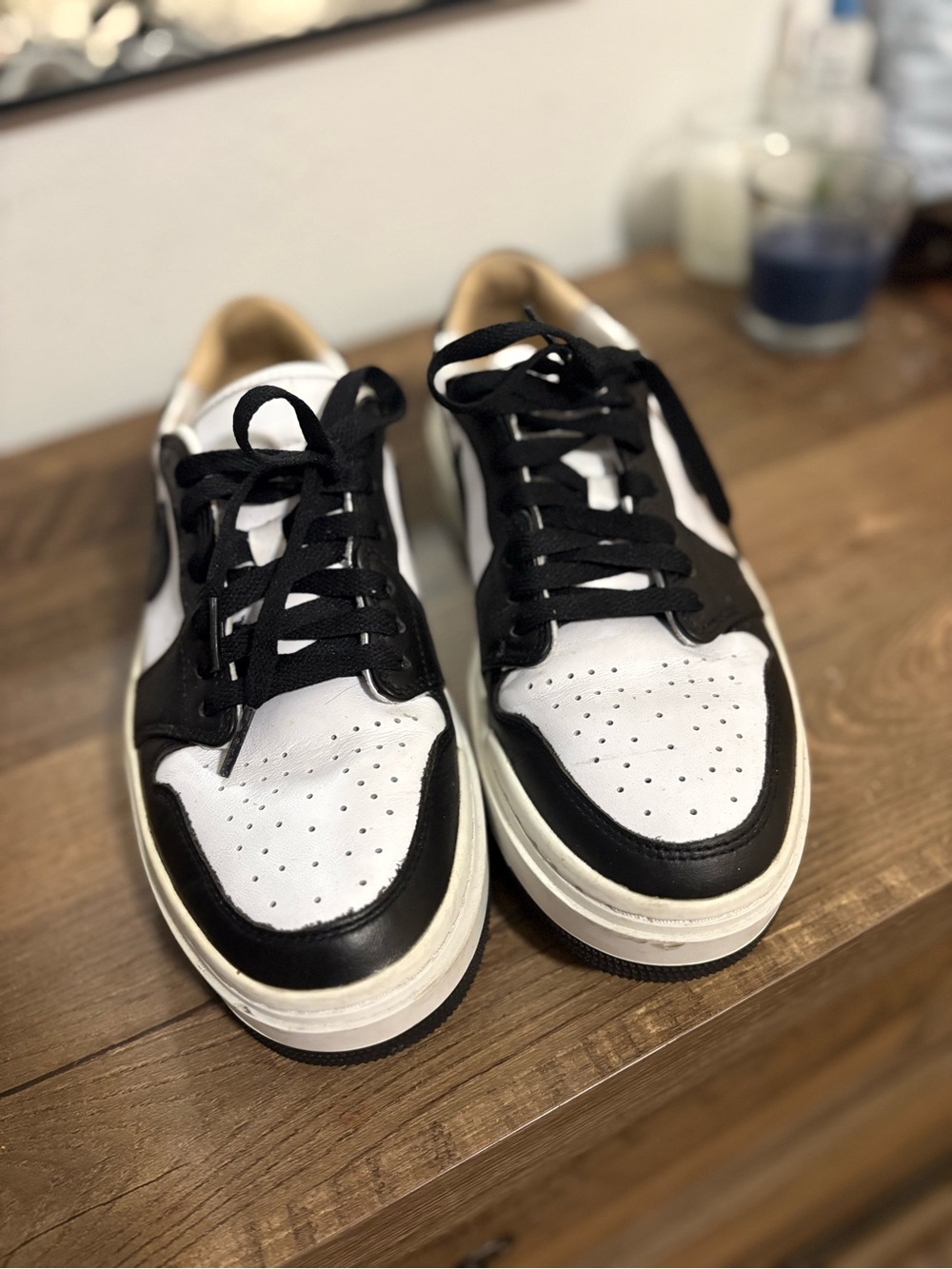 Wmns Air Jordan 1 Elevate Low 'Black White'